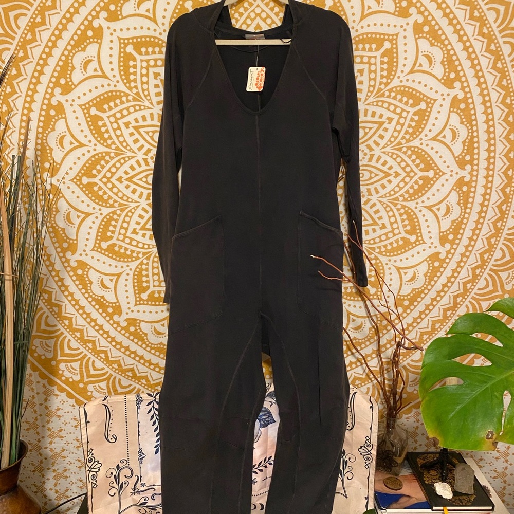 Black Long Sleeve Jumpsuit